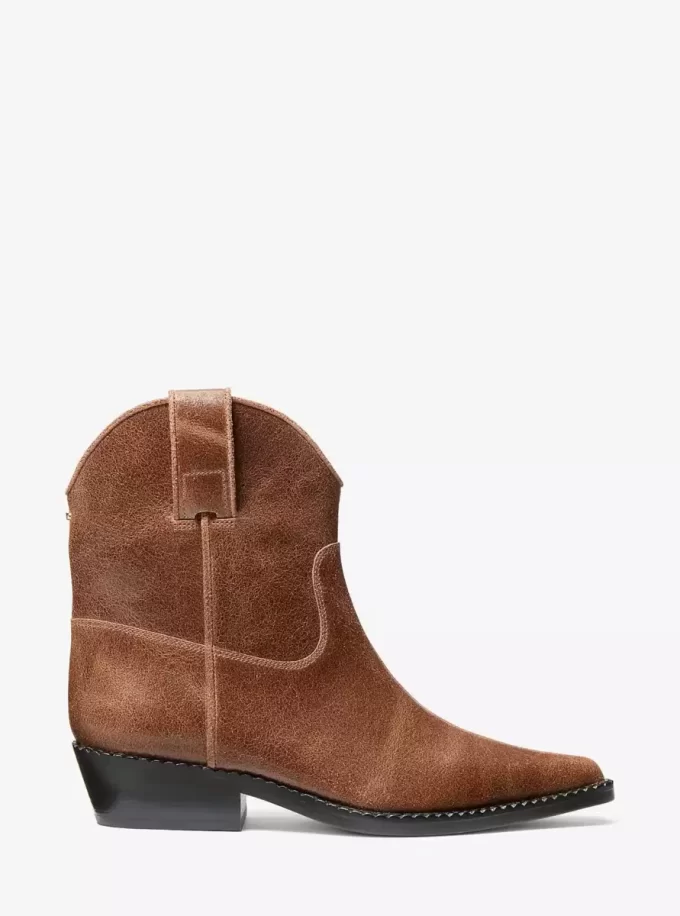 Bota de cuero desgastada Noemie Bota de cuero desgastada Noemie