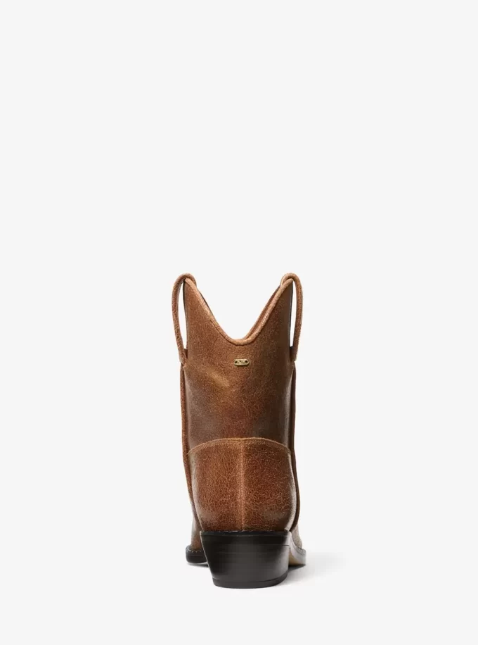 Bota de cuero desgastada Noemie Bota de cuero desgastada Noemie