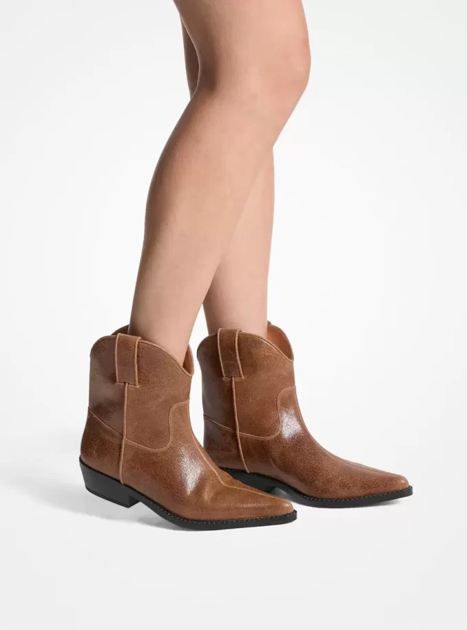 Bota de cuero desgastada Noemie Bota de cuero desgastada Noemie