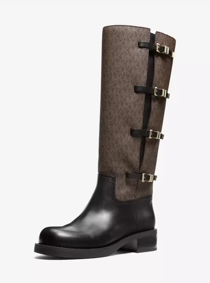 Bota de cuero y con el logotipo de la firma Darrington