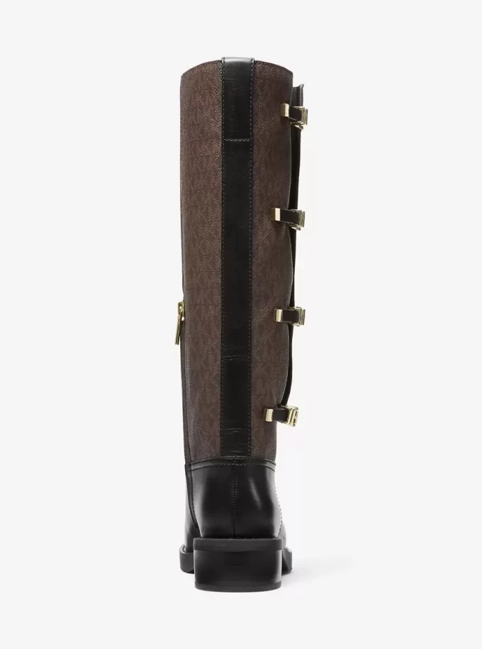 Bota de cuero y con el logotipo de la firma Darrington