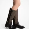 Bota de cuero y con el logotipo de la firma Darrington