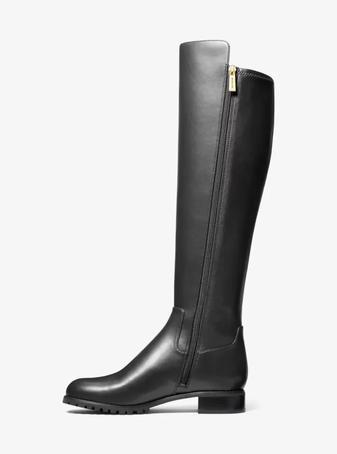 Bota de pantorrilla ancha lisa Britt Bota de pantorrilla ancha lisa Britt