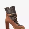 Bota de plataforma Culver Mixed-Media Bota de plataforma Culver Mixed-Media