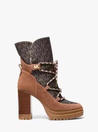 Bota de plataforma Culver Mixed-Media Bota de plataforma Culver Mixed-Media