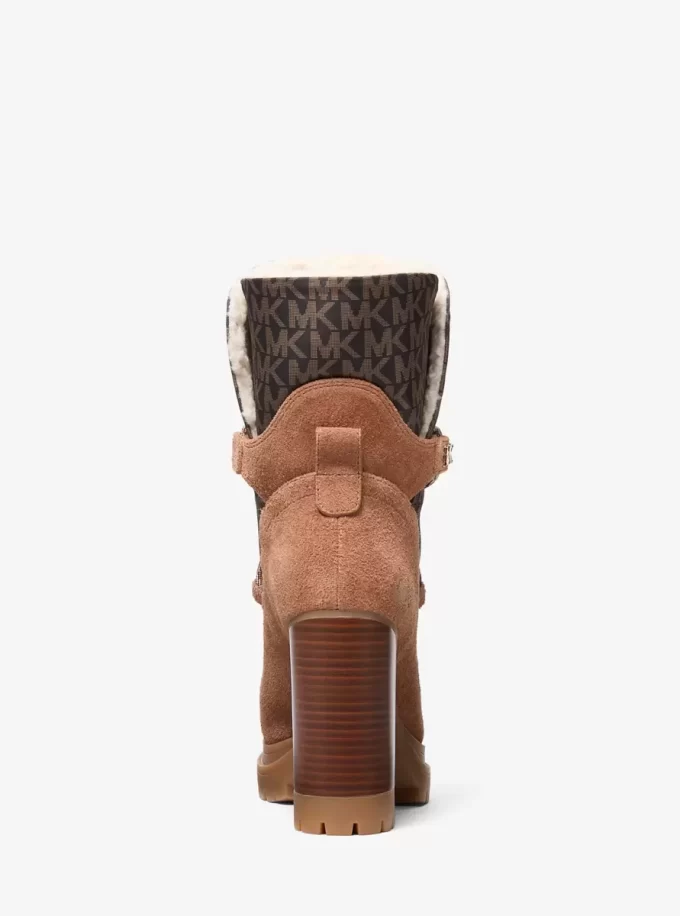 Bota de plataforma Culver Mixed-Media Bota de plataforma Culver Mixed-Media