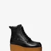 Bota de plataforma de cuero Kenny