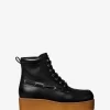 Bota de plataforma de cuero Kenny