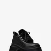 Bota de plataforma Shiloh de cuero y piel sintética
