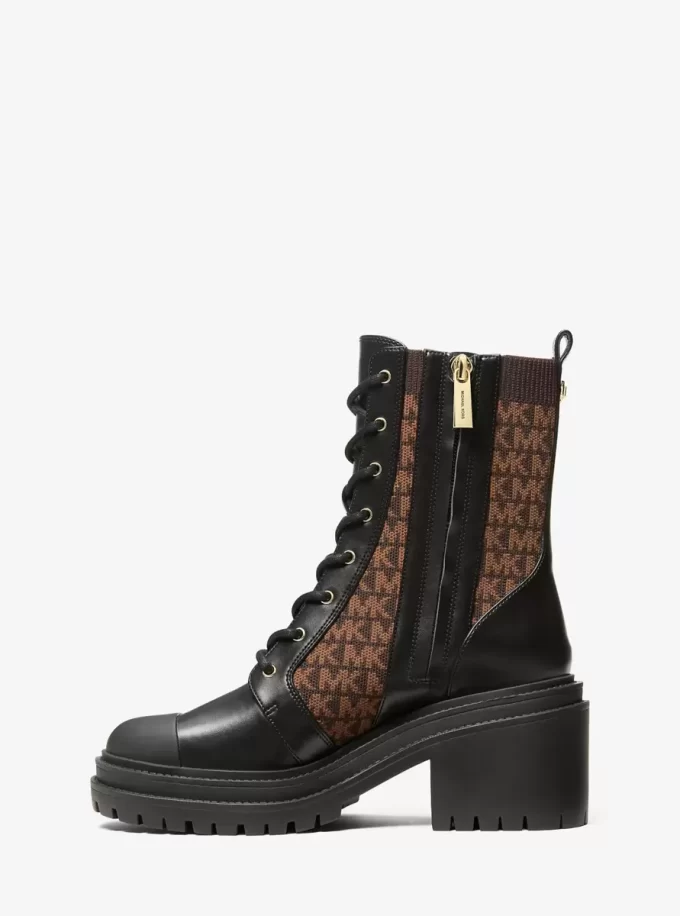 Bota de punto con logotipo de Hanley Bota de punto con logotipo de Hanley