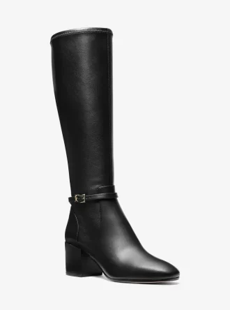 Bota de tacón de bloque Ella