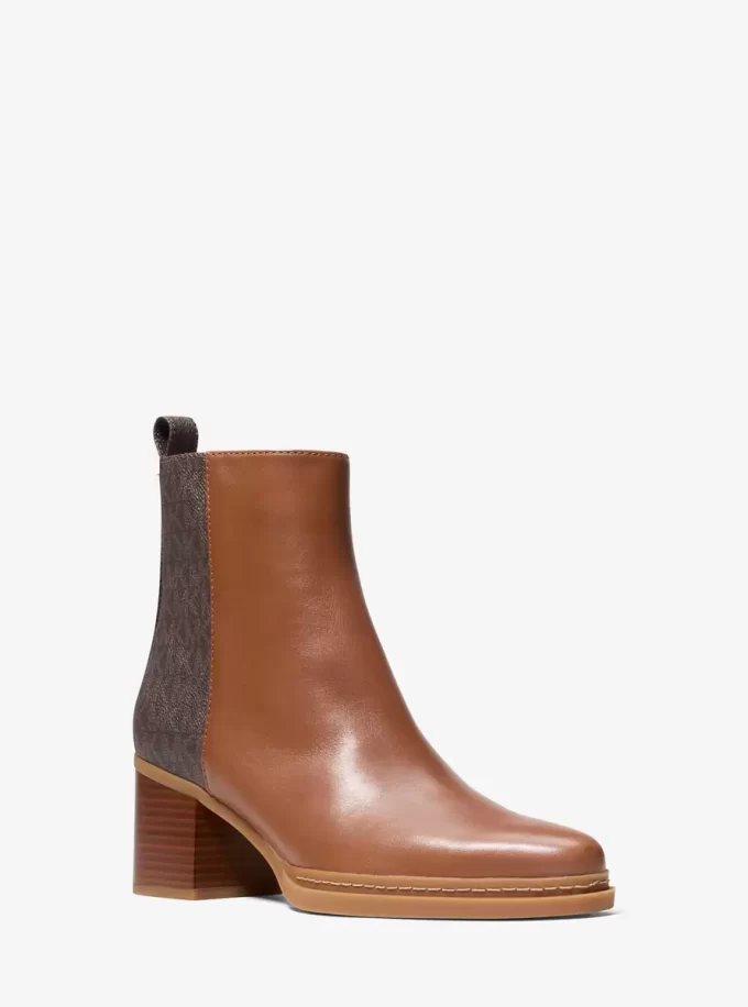 Bota Lex de cuero y logotipo exclusivo Bota Lex de cuero y logotipo exclusivo