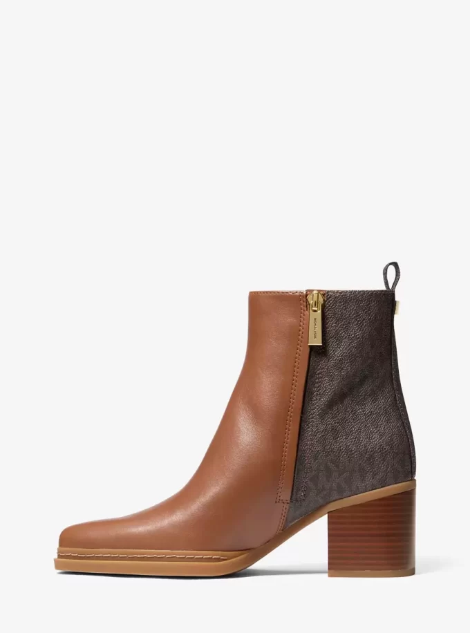 Bota Lex de cuero y logotipo exclusivo Bota Lex de cuero y logotipo exclusivo