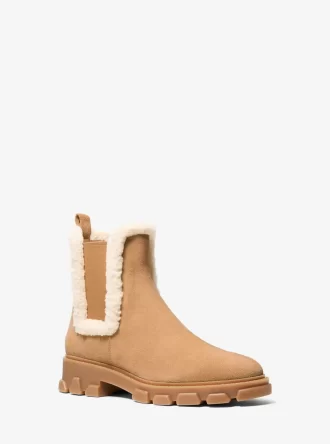 Bota Ridley de ante y piel sintética de oveja