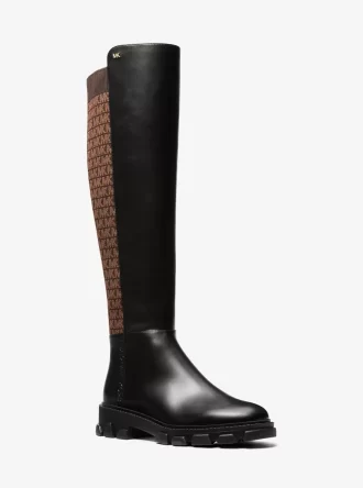 Bota Ridley Logo Stretch Knit