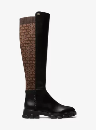 Bota Ridley Logo Stretch Knit