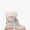 Bota Shiloh adornada con técnica mixta