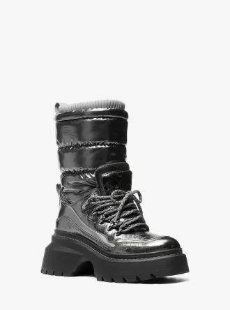 Bota Shiloh Metallic Mixed-Media
