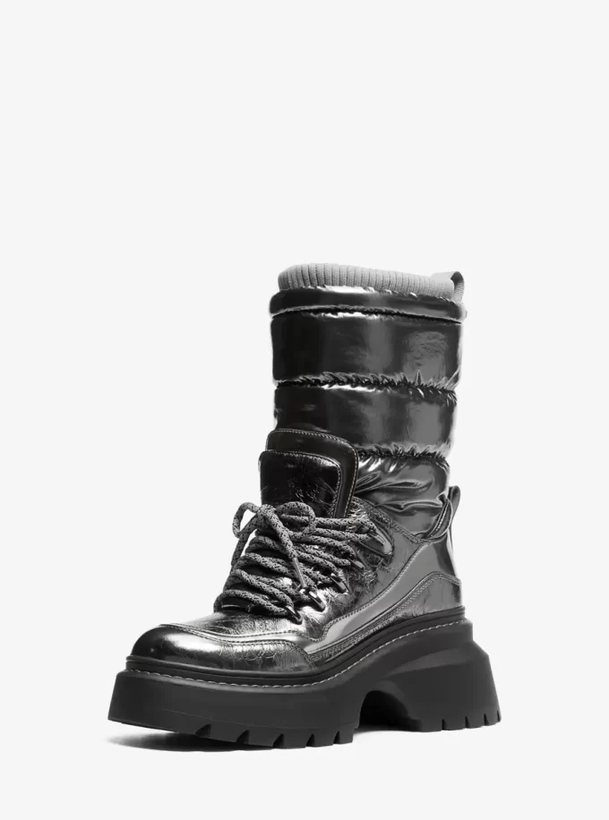 Bota Shiloh Metallic Mixed-Media