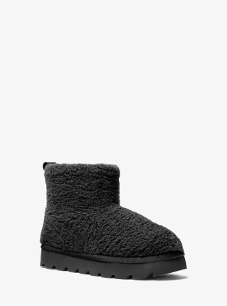 Bota Winnie de piel sintética de oveja