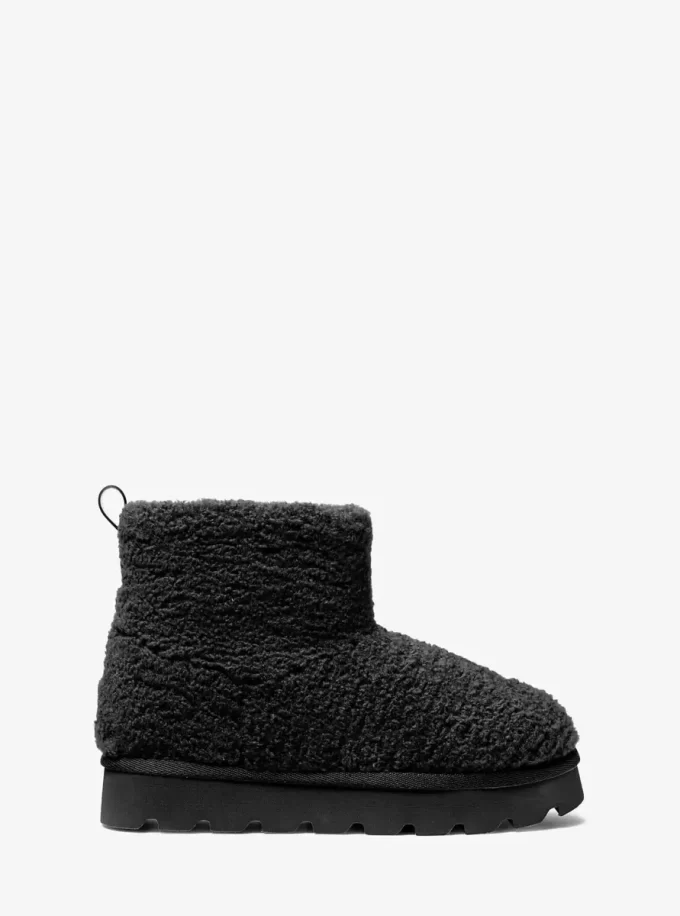 Bota Winnie de piel sintética de oveja Bota Winnie de piel sintética de oveja