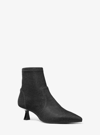 Botas de gatito con cadena y malla brillante Amali