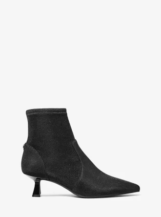 Botas de gatito con cadena y malla brillante Amali