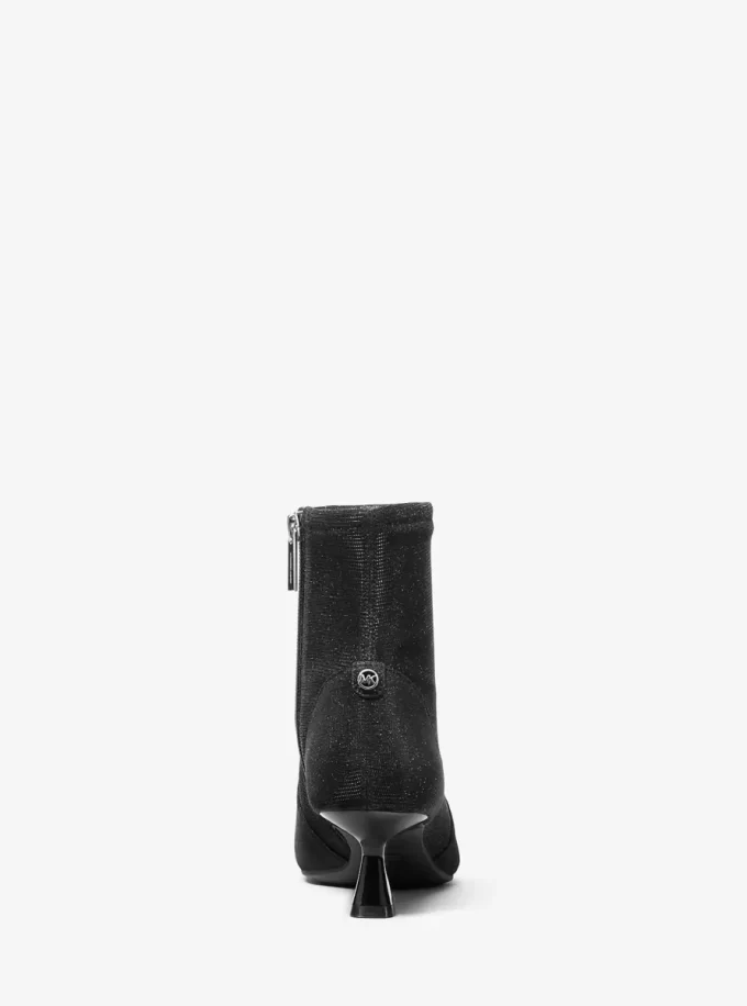 Botas de gatito con cadena y malla brillante Amali Botas de gatito con cadena y malla brillante Amali