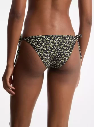 Braguita de bikini de nailon elástico con estampado floral