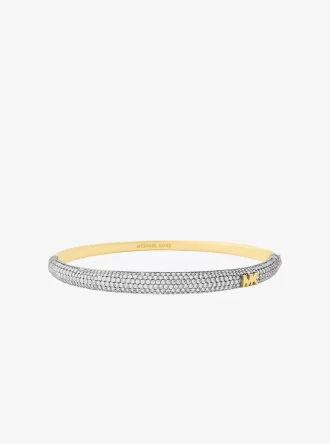 Brazalete de cúpula bicolor pavé Brazalete de cúpula bicolor pavé