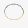 Brazalete de cúpula bicolor pavé Brazalete de cúpula bicolor pavé