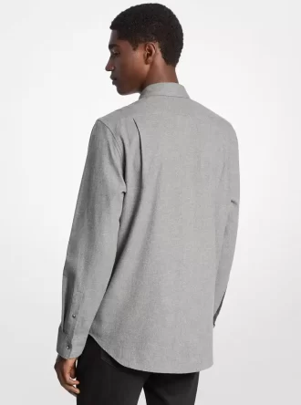 Camisa de franela de algodón