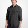 Camisa tejida de corte clásico