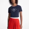 Camiseta de algodón adornada para bebé
