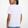Camiseta de algodón con gráfico de lentejuelas