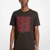 Camiseta de algodón con logo gráfico Camiseta de algodón con logo gráfico