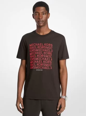 Camiseta de algodón con logo gráfico