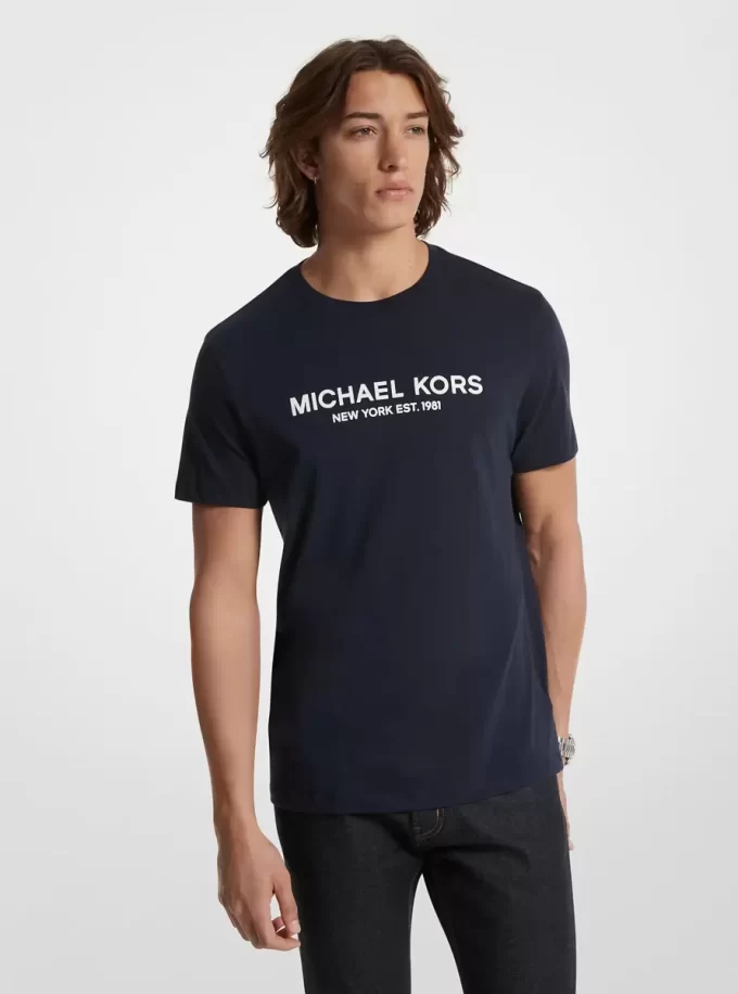Camiseta de algodón con logotipo Camiseta de algodón con logotipo
