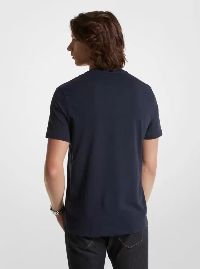 Camiseta de algodón con logotipo Camiseta de algodón con logotipo