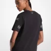 Camiseta de algodón con logotipo adornado Camiseta de algodón con logotipo adornado
