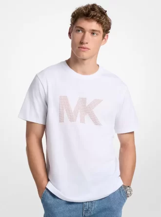 Camiseta de algodón estampada