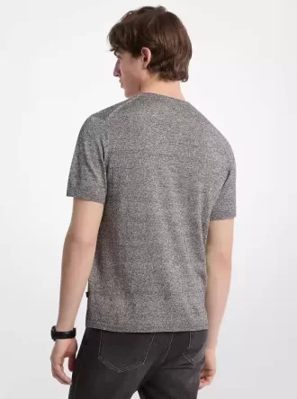 Camiseta de lino y algodón