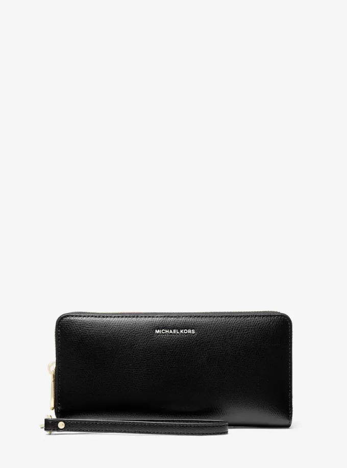 Cartera continental grande de cuero Jet Set Travel Cartera continental grande de cuero Jet Set Travel
