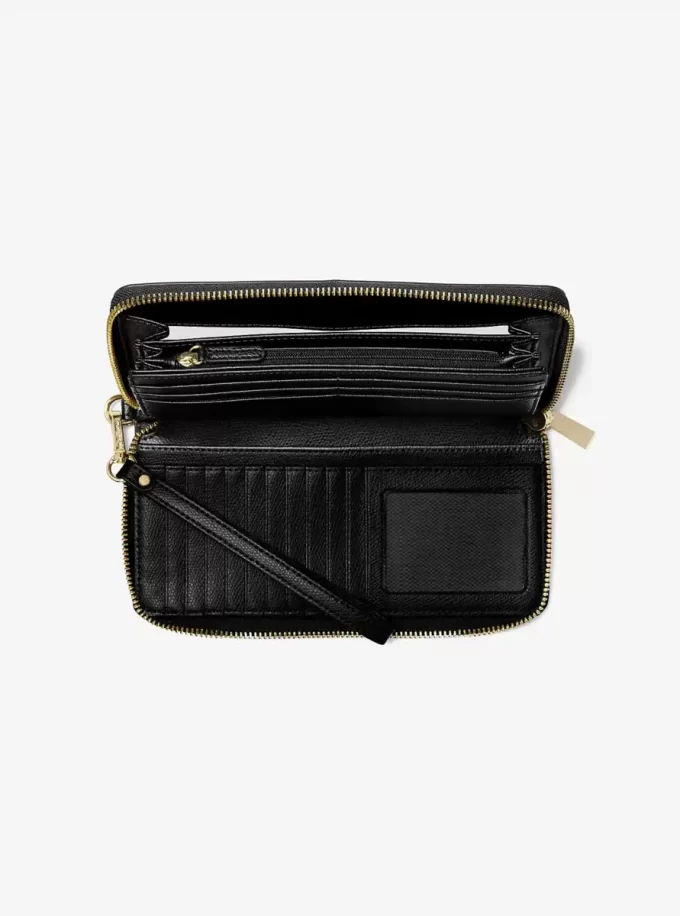 Cartera continental grande de cuero Jet Set Travel Cartera continental grande de cuero Jet Set Travel