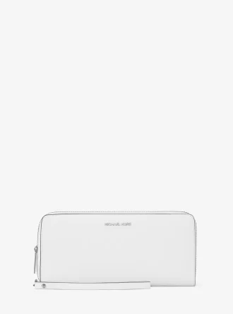 Cartera continental grande de piel granulada Cartera continental grande de piel granulada
