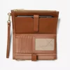 Cartera de piel grande para smartphone Jet Set con correa de muñeca