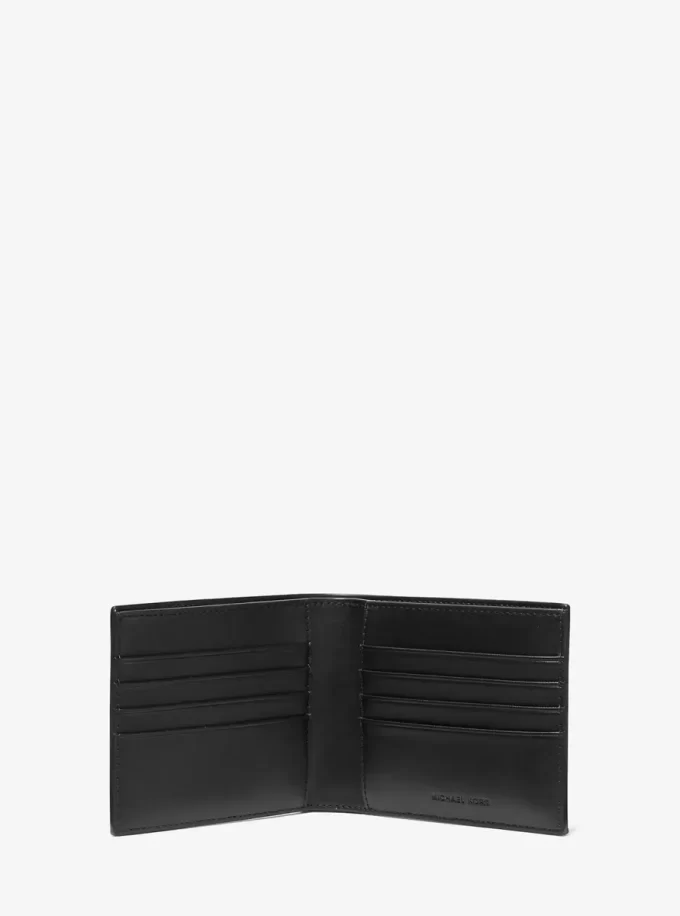 Cartera de piel saffiano Varick con tarjetero Cartera de piel saffiano Varick con tarjetero