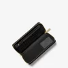 Cartera de pulsera grande de piel granulada Jet Set Travel