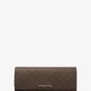 Cartera grande con cierre a presión y logotipo de Jet Set Cartera grande con cierre a presión y logotipo de Jet Set