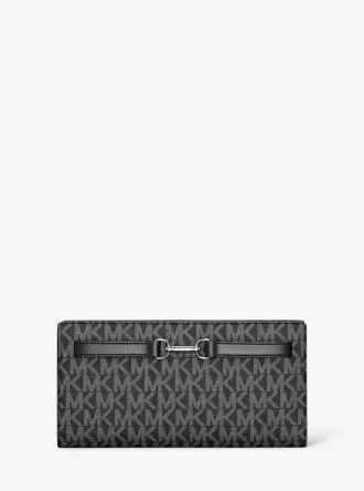 Cartera grande con logotipo de la firma Carson